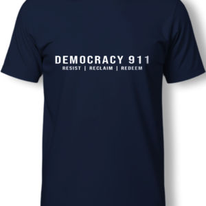Democracy 911 Short-sleeved T-shirt - Navy blue